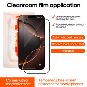 Applicable pour Apple XSmax/<span class=keywords><strong>XS</strong></span>/X plein écran HD 2.5D entrepôt sans poussière 9H protecteurs d'écran Film de protection en acier anti-poussière - Product Image 2