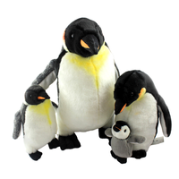 Jouets anti-stress super doux en peluche (pingouin, phoque, pieuvre, animaux marins) avec rembourrage en coton PP et doublure en maille – Vente en gros