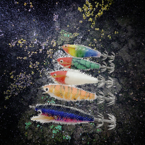 TOTO luminoso EGI calamari <span class=keywords><strong>esche</strong></span> pesca 6g legno gamberetti seppia polpo <span class=keywords><strong>esche</strong></span> ABS Hard Bait per la pesca in acqua salata - Product Image 4