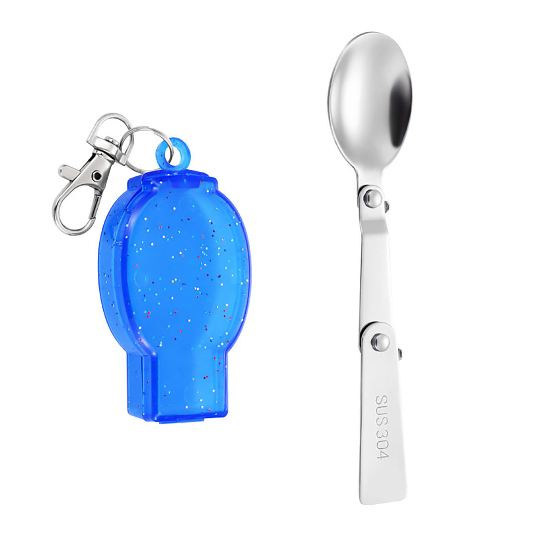 Spoon with blue case