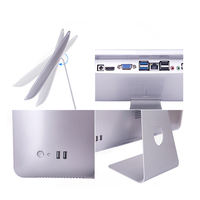 27 pouces I3 I5 I7 I9 DIY Barebone AIO PC LED Argent OEM Lcd SSD Ordinateur de bureau Monobloc