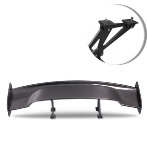 Kit de spoiler de coffre arrière de style GT en fibre de carbone avec support en aluminium pour voitures berline - Product Image 3
