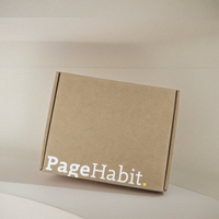Boîte d'emballage pliable en carton ondulé avec logo personnalisé imprimé en relief, emballage plat, découpe à la presse, avec doublure en éponge pour artisanat et cadeaux