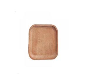 Bandeja para servir de madera marrón de forma redonda, mango de Metal, diseño antiguo, bandejas de desayuno de madera, precio de venta, bandeja para servir de uso doméstico en Hotel - Product Image 4