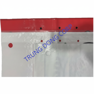 Sac tissé en PP ventilé personnalisé stratification BOPP/impression gravure de revêtement recyclable pour l'exportation de légumes de pomme de terre utilisée au Vietnam - Product Image 1