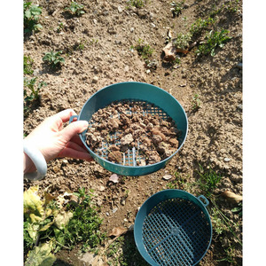 PP-tamiz de suelo de plástico para jardín, 19cm x 4,6 cm, verde oscuro, nuevo - Product Image 5