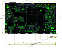 Placa Base con Procesador RK3588 Integrado, Android OS 12, Linux Debian 11, Ocho Núcleos, 64 Bits