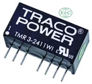 Tracopower TMR3-2411WI DC/DC converterstmr 3wi loạt 3 watt mật độ công suất cao nhất trong SIP gói siêu rộng 4:1 phạm vi đầu vào