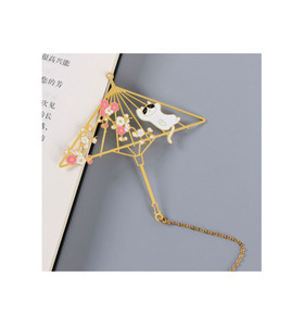 Metal Cartoon Umbrella Animal Dolphin Cat Cow Bookmark <strong>Book</strong> <strong>Mark</strong> for Teachers Gift - Product Image 3