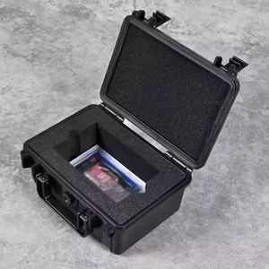 FX Factory Direct Black Waterproof Plastic Graded Card Case Storage Display Box Silk-Screen <b>Printing</b> Custom Logo Acrylic Hanger - Product Image 4