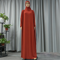 Jilbab pour femmes musulmanes, robe de prière une pièce, abaya à capuche, manches longues, vêtements islamiques, robe noire de Dubaï, robe saoudienne, robe turque, caftan modeste