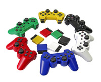 Control Inalámbrico Transparente 2.4G para Juegos con Doble Vibración, Gamepad de Segunda Generación para PS2