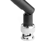 Antenne à tige pliable 115 mm 433 MHz avec connecteur BNC, antenne en caoutchouc LoRa à gain élevé 6 dBi pour les appareils intelligents de la maison connectée, antenne WiFi