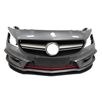 Kit de Parachoques Delantero y Kit de Radiador de Alta Calidad para Mercedes-Benz CLA45 (W117), Compatible con Modelos 2013-2016