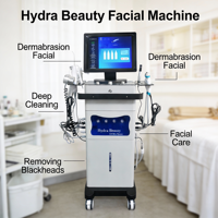 Appareil de peeling au diamant Hydra, élimination des points noirs, éclaircissement du teint, revitalisation de la peau, machine à jet d'oxygène pour le visage