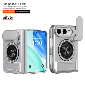 Funda con Soporte Magnético Giratorio para Cámara, Anillo de Soporte, Cubierta Trasera con Protección Deslizante para Lente, para iPhone <span class=keywords><strong>DUO</strong></span> - Product Image 3