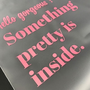 Hot bán bán buôn Chất lượng cao tùy chỉnh thiết kế logo in nhựa dây kéo Frosted quần áo bao bì túi - Product Image 6