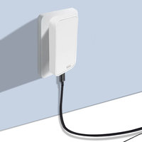 Pengisi Daya Cepat Ultra Tipis GaN 65W, Power Bank Nirkabel Magnetik 5000mAh, 2 Port Tipe-C untuk Pengisian Cepat Ponsel dan Laptop