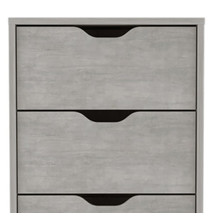 HMS 18 \ "grigio cinque cassetti Standard contemporanea moderna MDF mobili da soggiorno con caratteristica allungabile - Product Image 5