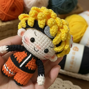 Muñecas <span class=keywords><strong>de</strong></span> Ganchillo Personalizadas, Adornos <span class=keywords><strong>de</strong></span> Peluche <span class=keywords><strong>de</strong></span> Anime Hechos a Mano, Regalos Ideales para Colección y Festivales - Product Image 4
