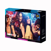 Nuevo Televisor LED HD de 55 Pulgadas sin Preocupaciones para Uso Doméstico