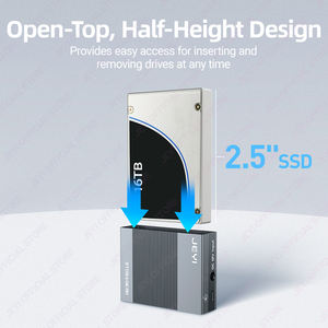 مصنع JEYI U.<span class=keywords><strong>2</strong></span> NVMe SSD محطة إرساء ألومنيوم غلاف USB3.<span class=keywords><strong>2</strong></span> Gen2x2 10Gbps قاعدة 36W محول طاقة ودعم - Product Image 3