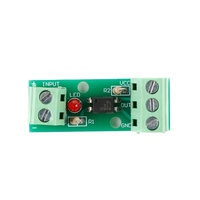Placa de aislamiento de optoacoplador XLW EL817 PC817 Entrada de soporte de riel de Tarjeta 3-5V 12V 24V Módulo de aislamiento de optoacoplador 1 canal Opto