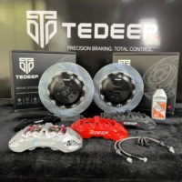 Kit d'étriers de frein en aluminium TEDEEP personnalisé à 6 pistons avec disques de frein pour Mitsubishi Evo X Isuzu D-max Golf Ford Audi A4 A6 S3 S5