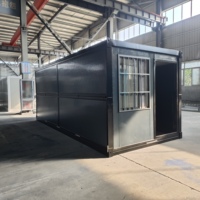 Fertighaus-Containerhaus aus Stahl-Sandwichpaneelen, 40 Fuß/20 Fuß, faltbar, für Wohnzwecke, zum Fabrikpreis.