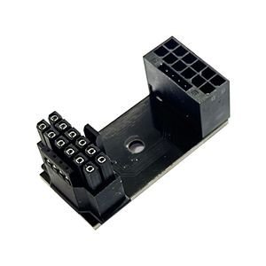 Conector macho a hembra, adaptador de alimentación GPU 12+4P con cabezal giratorio 4P 8P para tarjeta gráfica - Product Image 4