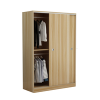 Armoire de chambre en bois, mobilier de maison au design moderne, placard autoportant extensible