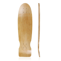 En gros 7ply Oem Personnalisé Blanc D'érable Vieille École Patin Surf Planches À Roulettes