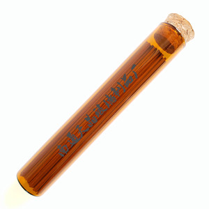 หลอดแก้วน้ำหอมเทียนจิงสีน้ำตาล 20 กรัม แบบแท่งสั้น ดีไซน์ก้นแบนหนา - Product Image 1