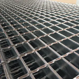 Factory Wholesale Custom Chemical Plant Site Platform Step Anti Rust And Corrosion Galvanized Serrated Steel Grating