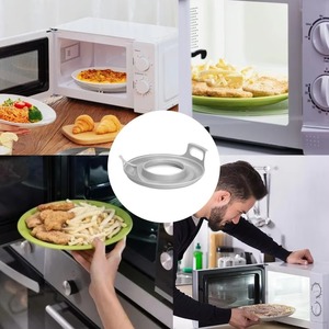 Nouveau support de plat pour micro-ondes anti-déformation en PP, pour la cuisson à domicile, facile à nettoyer, pour bols et plats vapeur - Product Image 4