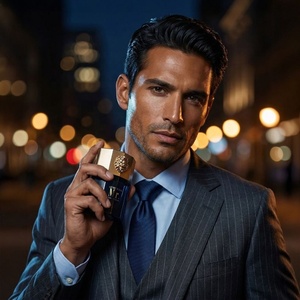 Nuevo Diseño Único con Símbolo <span class=keywords><strong>de</strong></span> León, Perfume Árabe Oud <span class=keywords><strong>de</strong></span> 100 ml, Eau <span class=keywords><strong>de</strong></span> <span class=keywords><strong>Parfum</strong></span> Amaderado con Notas <span class=keywords><strong>de</strong></span> Sándalo, Perfume <span class=keywords><strong>de</strong></span> Oriente Medio para Hombre, para Negocios y Oficina - Product Image 5