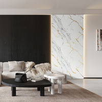 Dernier design de panneau mural 3D imperméable en PVC UV pour revêtement mural intérieur