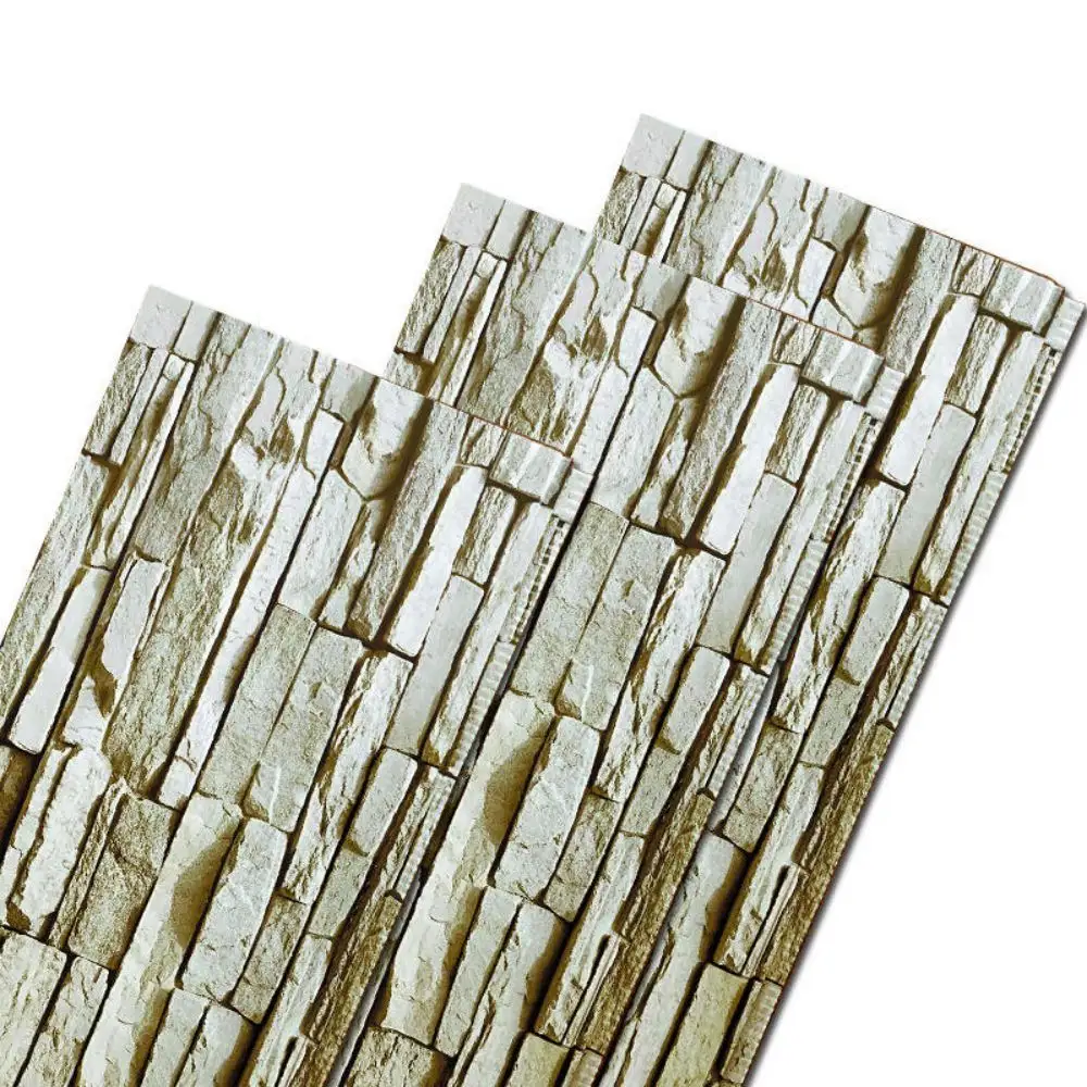 Традиционный легкий металлический кирпичный узор из пенополиуретана с изоляцией наружный сайдинг для украшения виллы, стены, огнестойкие