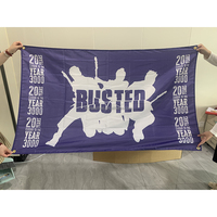 Drapeau personnalisé avec logo 2x3 pieds, impression numérique, intérieur/extérieur, taille personnalisée, drapeau national avec impression recto verso, tout motif et taille