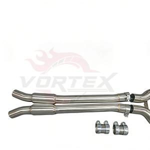 Vortex ท่อกลางความยาวเท่ากันสำหรับ X3M BMW X4M F97 F98 3.0T 2019-2023 2.76 "ท่อไอเสีย - Product Image 3