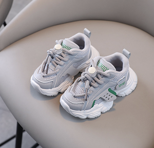 Chaussures d'été respirantes en maille et cuir pour enfants, baskets décontractées souples pour bébés, idéales pour l'école et les loisirs - Product Image 3