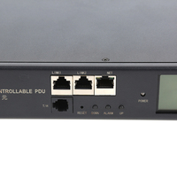 Nueva Unidad de Distribución de Energía (PDU) Inteligente Americana OEM de 19 Pulgadas y 1U con 8 Vías, Medidor IP485, Control SPMCIP, Carcasa Metálica, RS485/HTTP