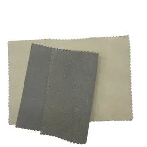 Factory customized eco friendly pu suede microfiber leather fabric for shoes