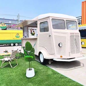 Camión <span class=keywords><strong>de</strong></span> Comida Móvil Personalizado <span class=keywords><strong>de</strong></span> Estilo Francés Retro, Carrito <span class=keywords><strong>de</strong></span> Helados, Café y Hot Dogs <span class=keywords><strong>para</strong></span> Negocios <span class=keywords><strong>de</strong></span> Catering al Aire Libre - Product Image 2