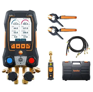 Testo 558s Manifold intelligent / Ensemble de manomètres pour réfrigérant, bloc 4 voies, écran tactile couleur 5 pouces, précision standard, garantie DE 1 an - Product Image 5