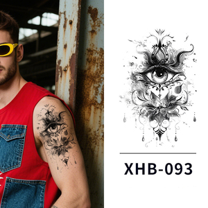Vendita calda lunga durata adesivi Body Art 800 + disegni per donne/adulti realistici tatuaggi temporanei con fede fiori - Product Image 3