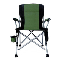Chaise de plage pliante amovible à dossier haut Design moderne en acier avec Carton Oxford Camping Pêche Activités de plein air Jardins Parcs