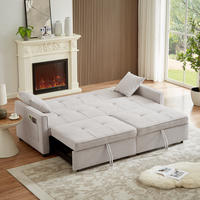 Mobilier moderne pour la maison canapé-lit pliable et escamotable à double usage canapé-lit multifonctionnel pour le salon