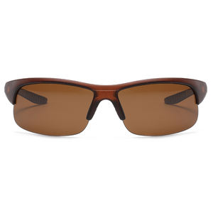 Gafas de sol Retro Unisex 3045 con marco cuadrado de Metal café estilo coreano UV400 protección solar polarizada para conducir estilo piloto - Product Image 2