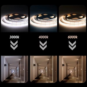 Tira de Luz <span class=keywords><strong>LED</strong></span> COB USB de 5V, 400 <span class=keywords><strong>LED</strong></span>/M Súper Brillante, Cortable y Flexible, Cinta Adhesiva para Decoración del Hogar DIY - Product Image 4